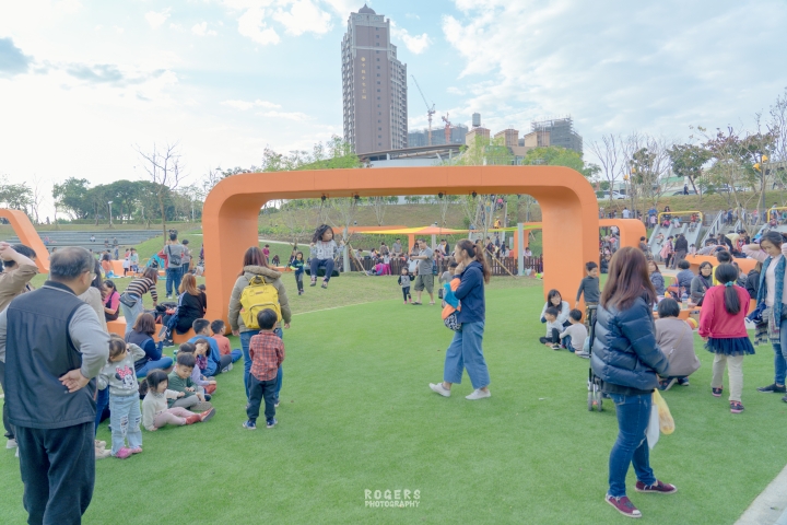 桃園風禾公園50公尺長滾輪溜滑梯｜空拍｜地景｜圖多