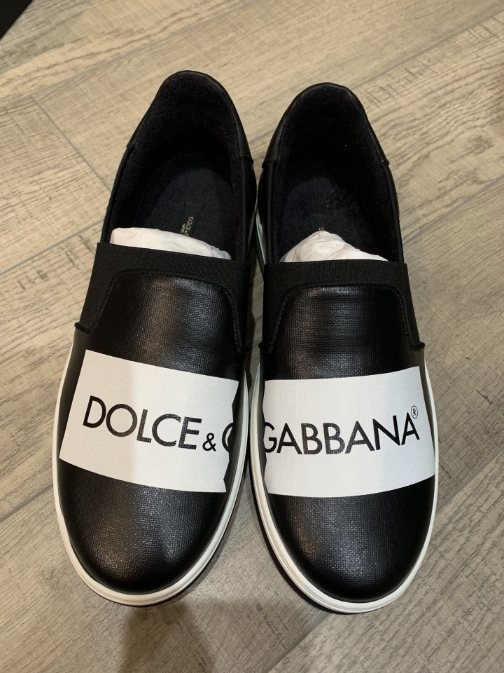 「九州開箱」DOLCE & GABBANA黑白懶人鞋