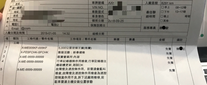 『五代森車主失望文』Subaru New Forester警示燈全亮＋後勤信心全失