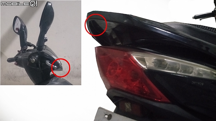實測大通GX1雙鏡頭機車記錄器