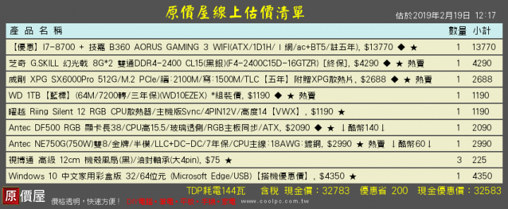 請大大幫忙健檢此單 謝謝