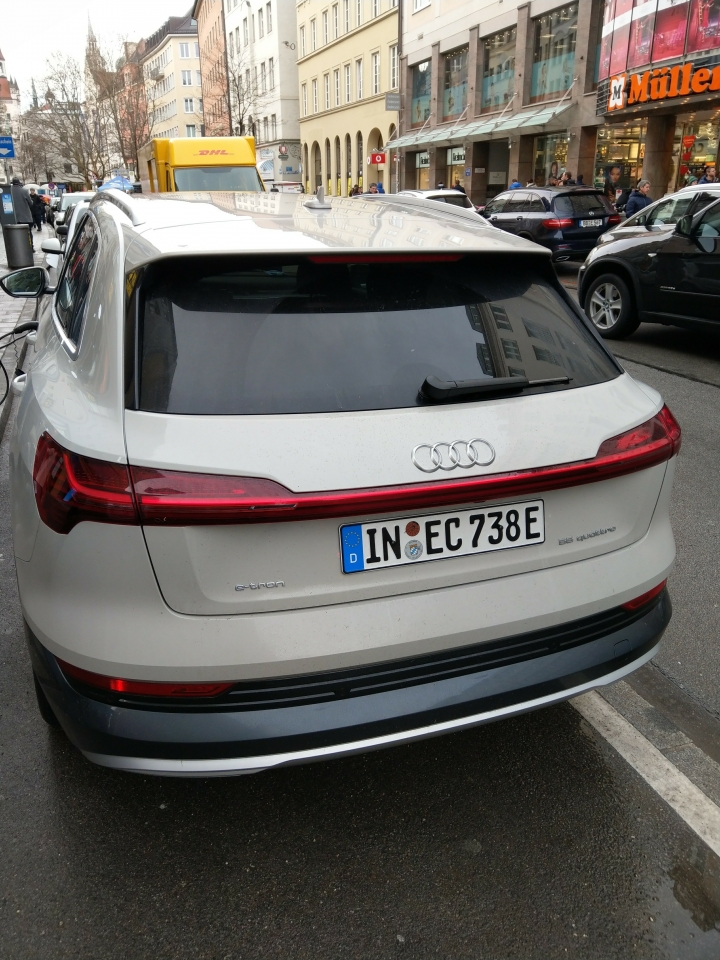 Audi etron 55 quottro suv @慕尼黑