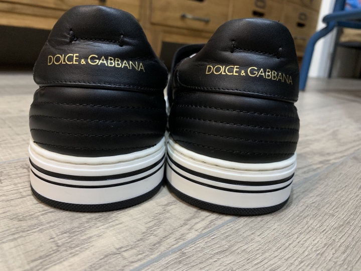 「九州開箱」DOLCE & GABBANA黑白懶人鞋
