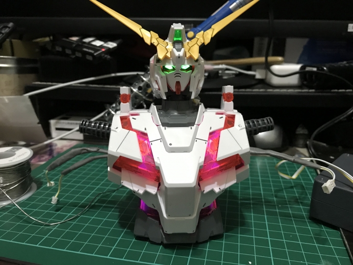 MEGA Unicorn 1/48 LED燈組改造