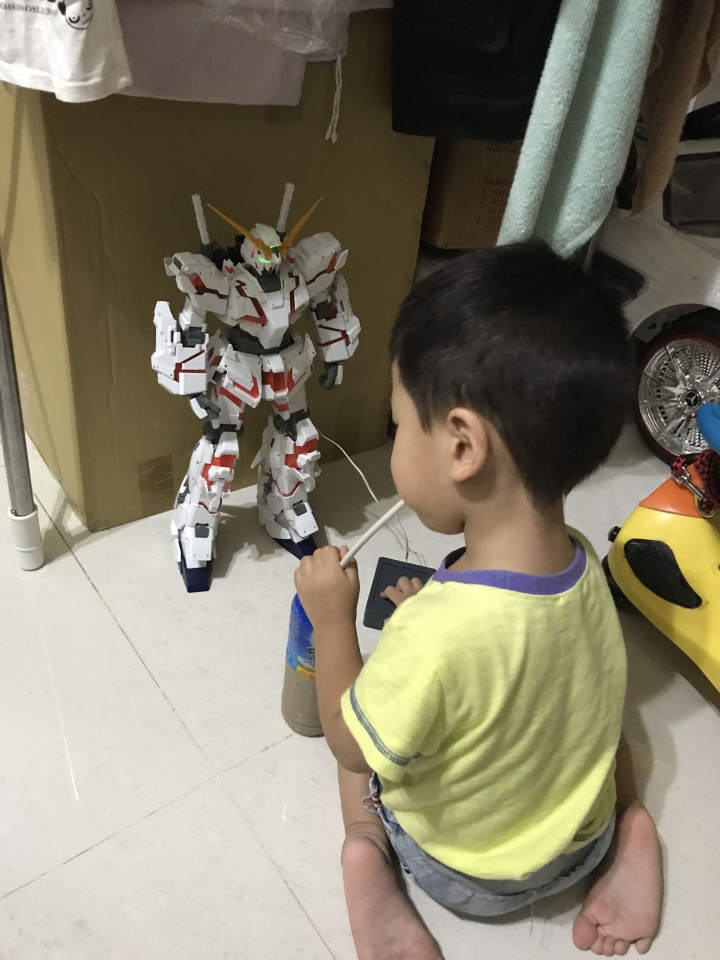 MEGA Unicorn 1/48 LED燈組改造