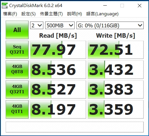 7張MicroSD小卡+3張SD大卡速度測試