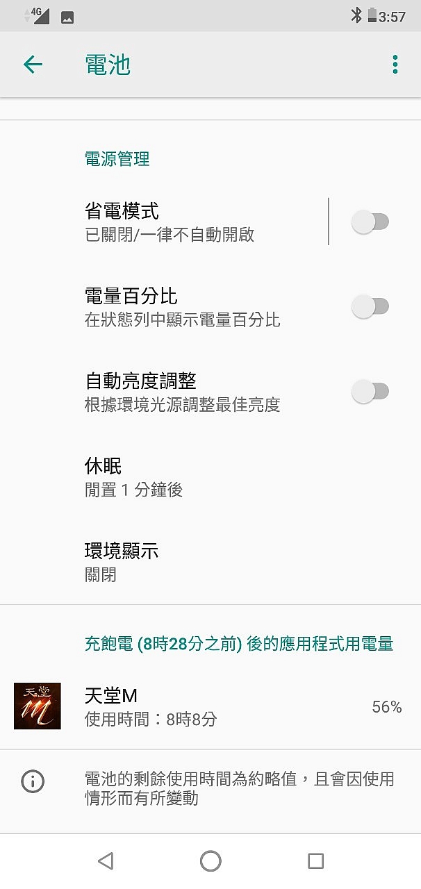 【ZenFone Max Pro (M2)】八個小時實測掛天堂M耗電狀況