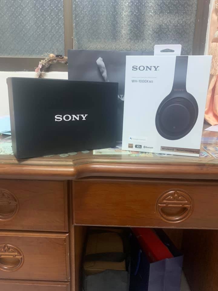 [開箱] SONY WH-1000XM3 抗噪耳機  (黑色)