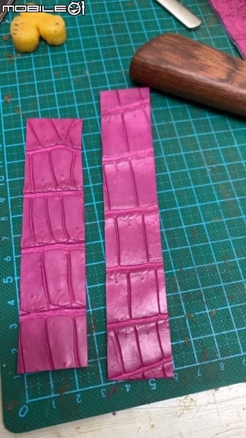 DIY 手作竹節鱷魚皮 APPLE WATCH 錶帶