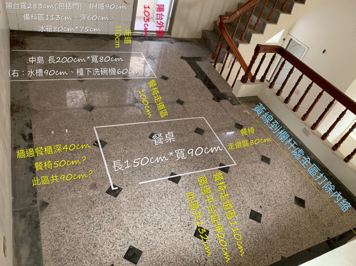 [請問]廚房這樣的動線會太滿、太擠嗎？