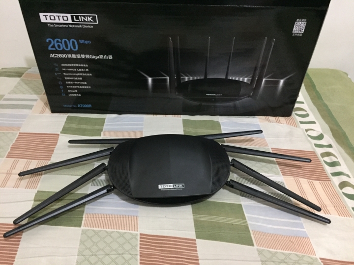 【不專業開箱】TOTOLINK A7000R開箱王心得大賽+使用心得分享