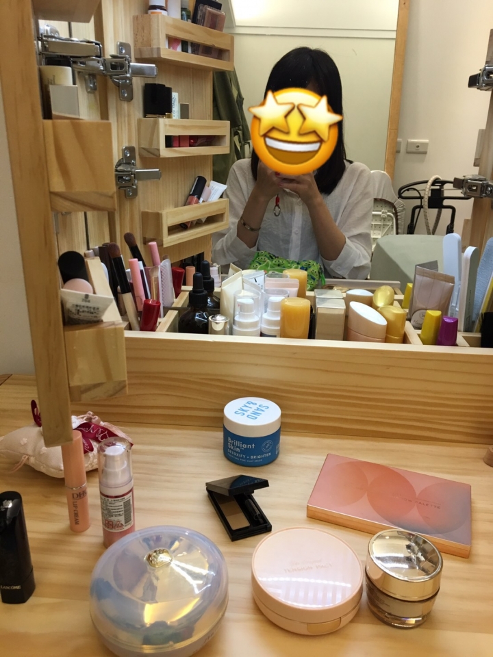 [開箱] 嘖嘖圓角化妝桌