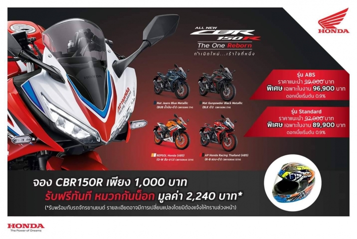 純分享泰國HONDA 2019年300CC內的車種(檔車)