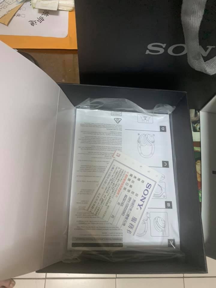 [開箱] SONY WH-1000XM3 抗噪耳機  (黑色)