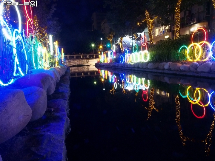 臺中市 中區 綠川光景藝術展 -- 美美綠川夜未眠