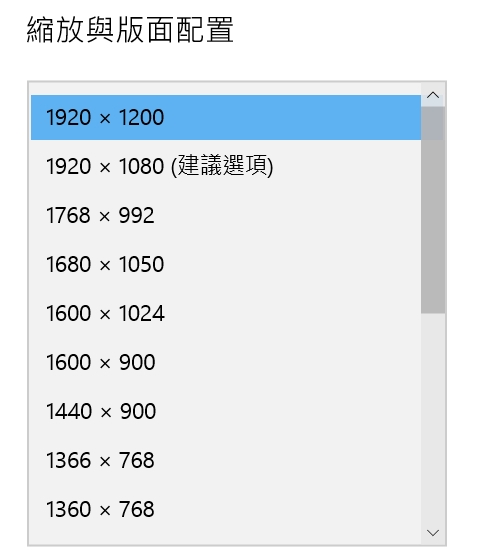 原生解析度問題?