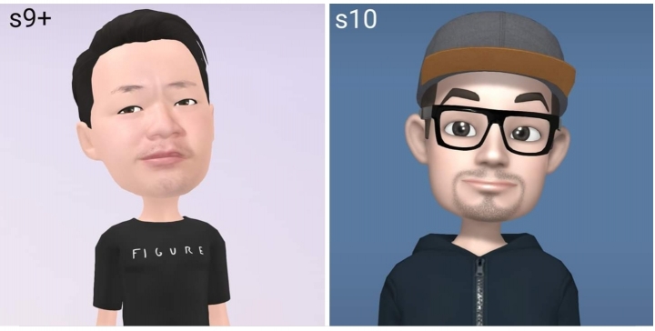 s10的 AR emoji 變得卡通化了