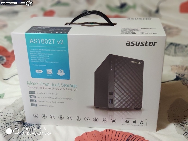 [開箱]ASUSTOR AS1002T V2可能是最容易上手的NAS!!