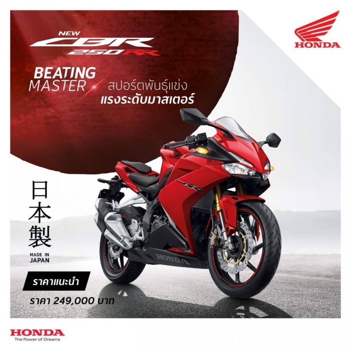 純分享泰國HONDA 2019年300CC內的車種(檔車)