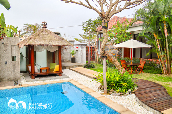 宜蘭民宿-43會館Villa|不用出國!一秒就到峇里島度假頂級親子包棟民宿
