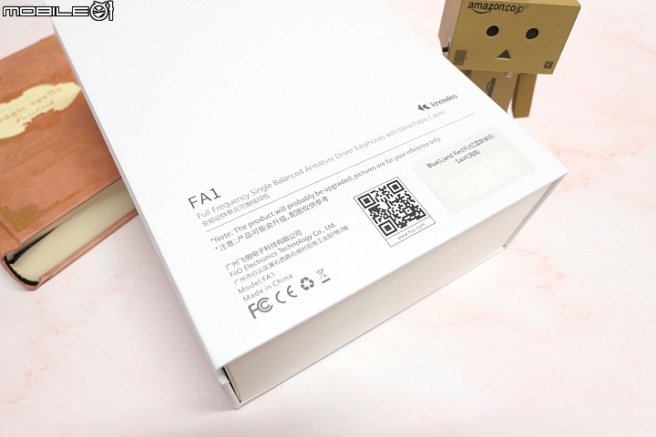 [開箱評測]FiiO FA1 入耳式耳機～採用樓氏全頻單動鐵/三音分頻/MMCX可換線～舒適好入耳！
