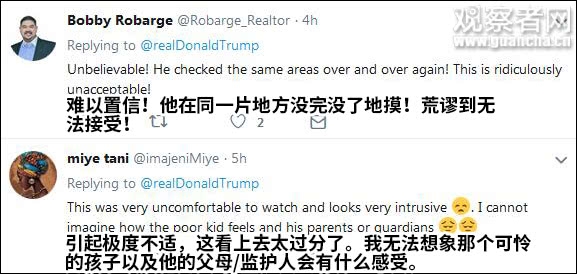美國安檢員對患病男孩摸身檢查2分鐘，連特朗普都看不下去了