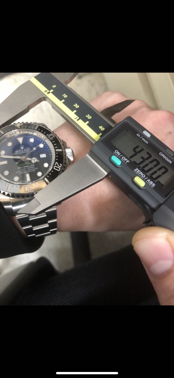 水鬼王錶殼尺寸詢問