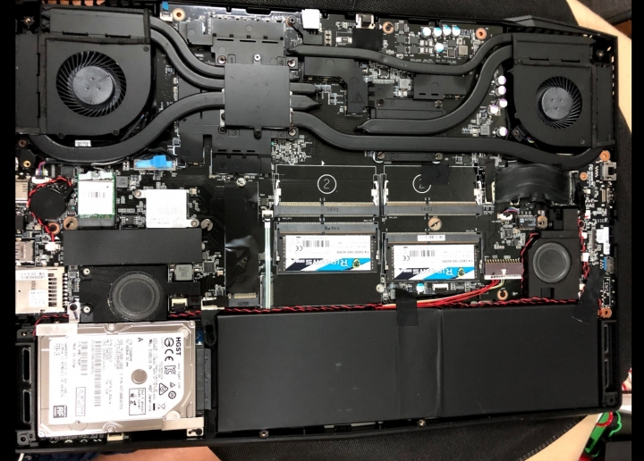 四SSD的老雕 Aorus X7 v6 自己動手小升級