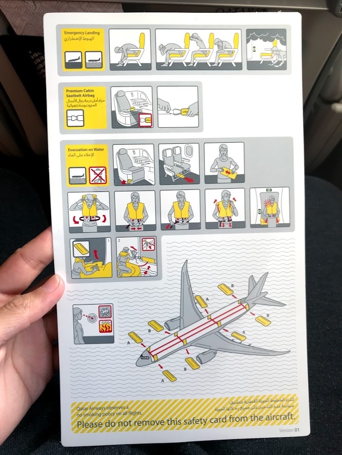 【飛行記錄】卡達航空 QR96 蘇黎世-杜哈 A350-900經濟艙 搭乘心得