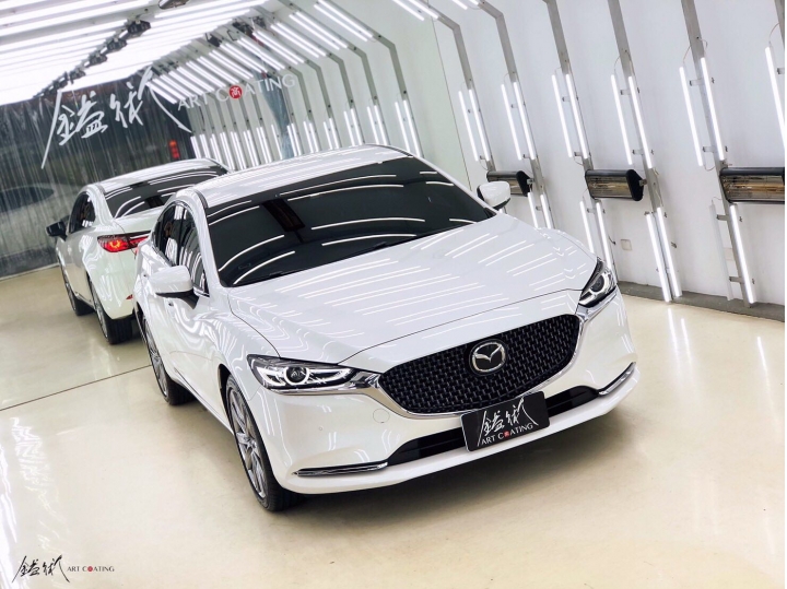 Mazda 6 白色sedan 小開箱 美照分享