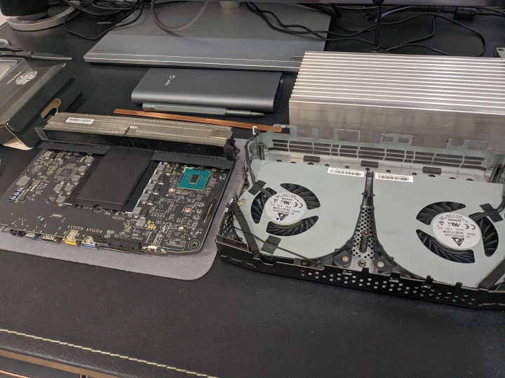 [簡單測試] 自改無風扇 Hades Canyon NUC8i7HNK