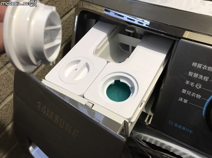第二次開箱 三星潔淨門滾筒洗衣機 WF19N8750KP/TW