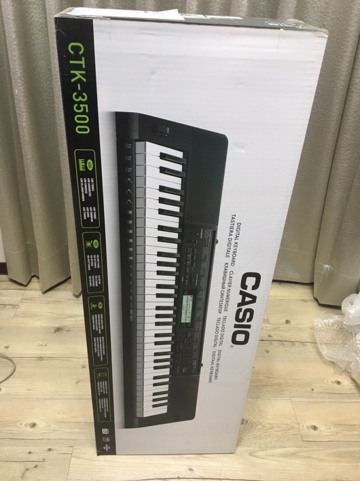 【CASIO 卡西歐 CTK-3500】標準61鍵初階電子琴の開箱文