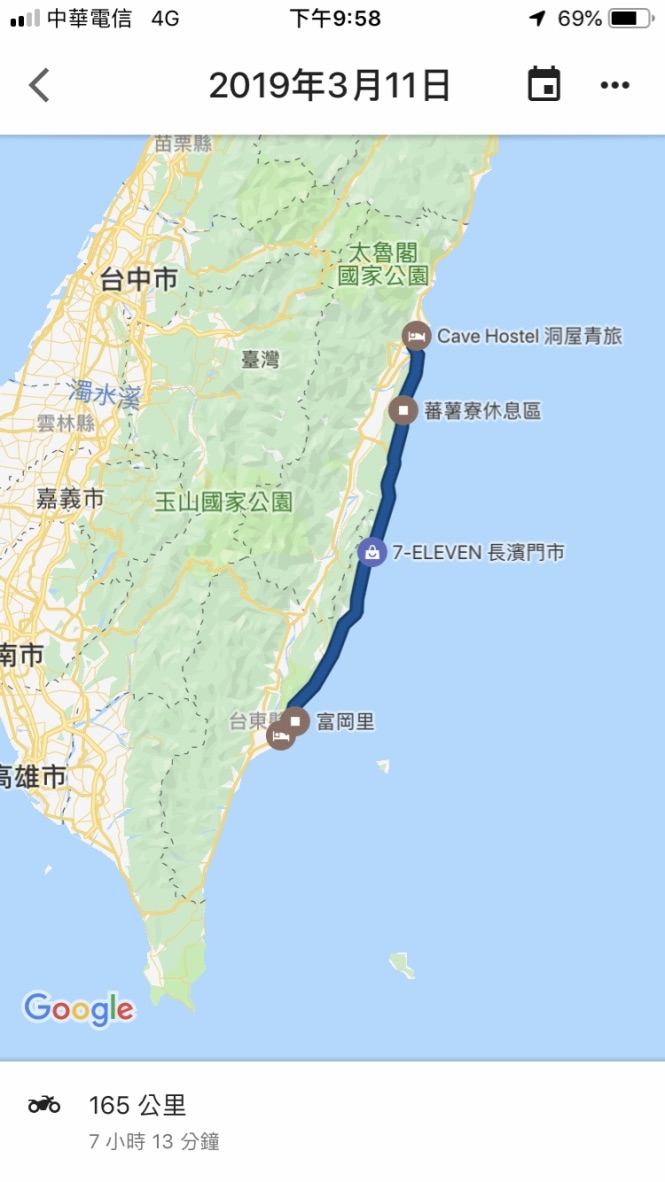 2019八天七夜全海線 一個人的環島之旅（第二天-滿洲到台東＋第三天 台東到花蓮）