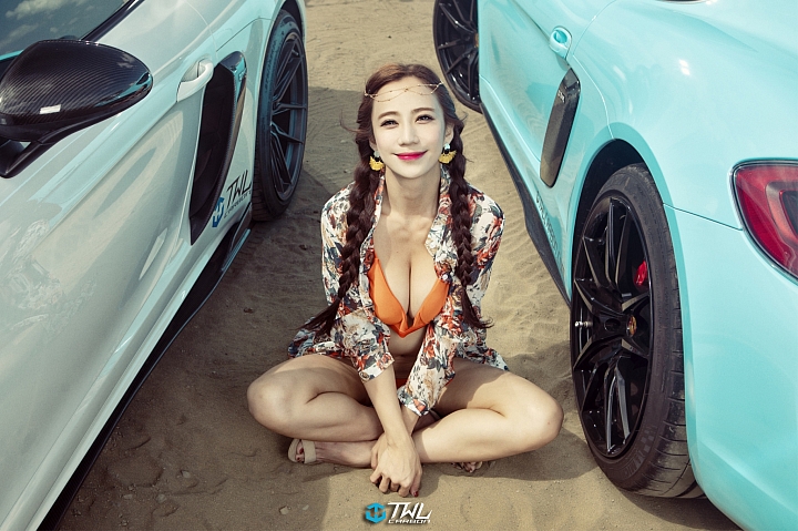 「香車配美人」，當保時捷遇上賽車女神-安小蕎