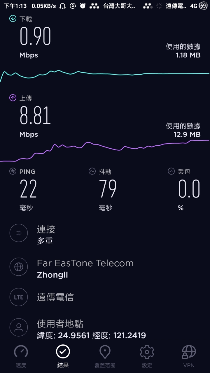 Line mobile網速太慢，遠傳工程師聯絡改善