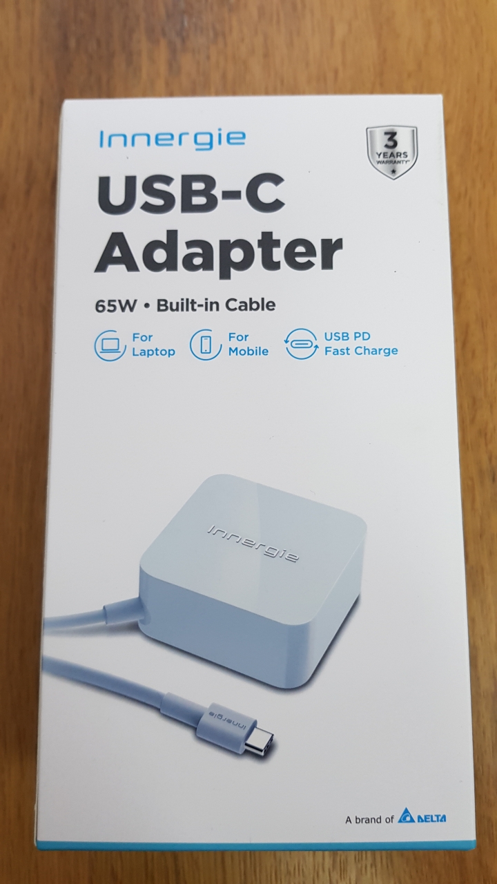［初心開箱］Innergie 65W充電Macbook pro
