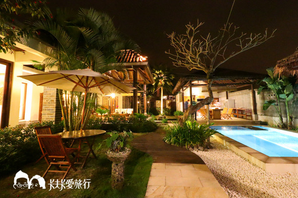 宜蘭民宿-43會館Villa|不用出國!一秒就到峇里島度假頂級親子包棟民宿