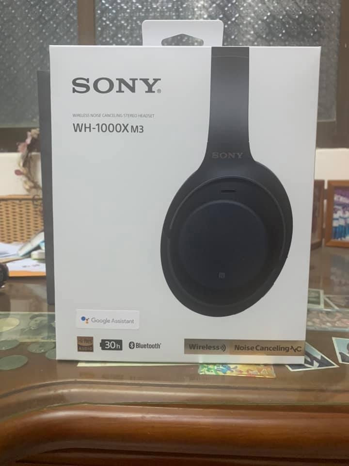 [開箱] SONY WH-1000XM3 抗噪耳機  (黑色)