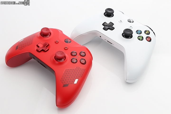 XBOX 新色Sport Red特別版無線控制器開箱