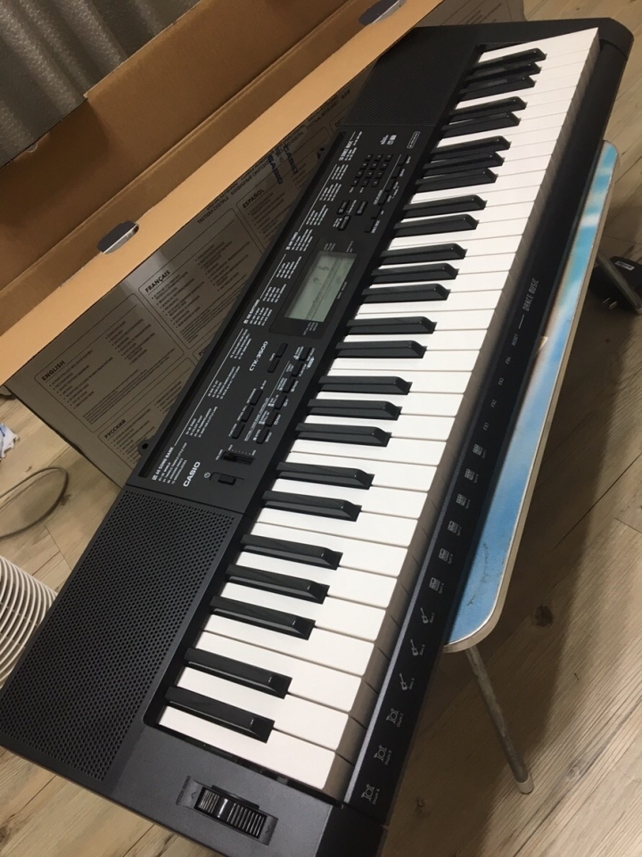 【CASIO 卡西歐 CTK-3500】標準61鍵初階電子琴の開箱文