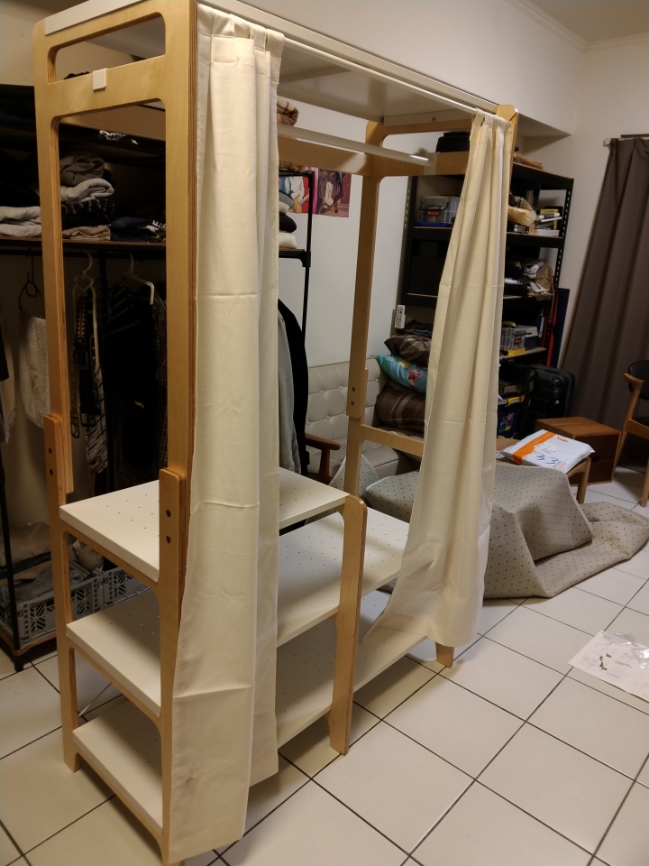 點我看大圖 走走家具 衣架及置物架開箱 (附nude衣帽架分享)