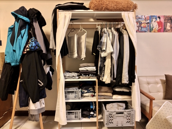 點我看大圖 走走家具 衣架及置物架開箱 (附nude衣帽架分享)