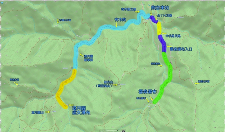 路線紀錄：「雲森瀑布」漫遊「滿月圓處女瀑布」