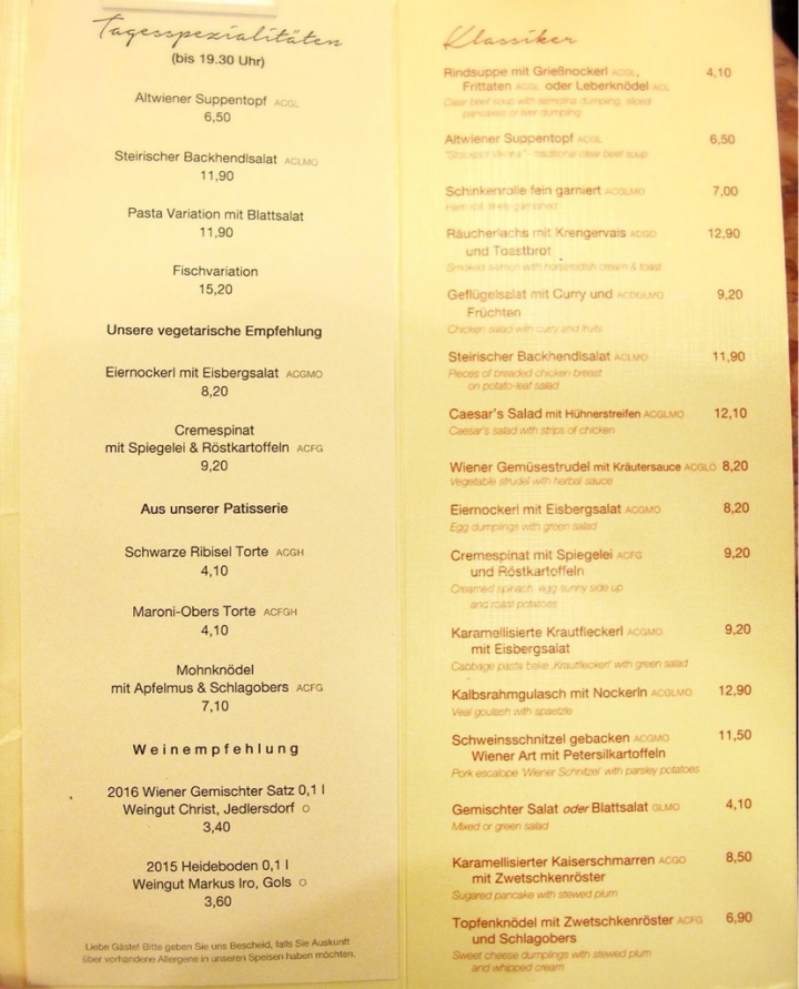 【Wien．好食】維也納餐廳Kurkonditorei Oberlaa來份奧地利傳統美食炸豬排