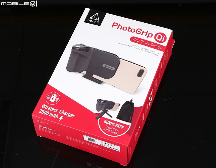 Adonit PhotoGrip Qi 無線充電藍牙握把 發現拍照新樂趣