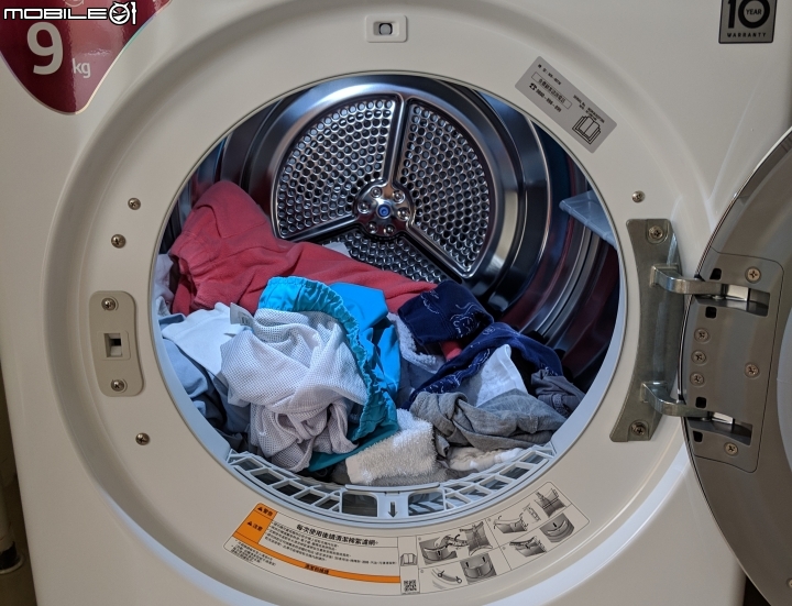 [開箱心得] 相見恨晚 LG WR-90TW 熱泵型乾衣機