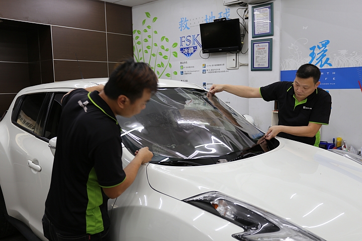 3M極光M40隔熱紙更換為舒熱佳LX70 前檔隔熱紙分享-Nissan Juke