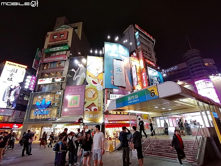 Nova 4e. 西門町夜拍分享