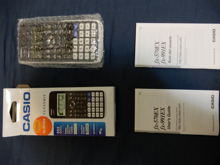 [開箱] casio fx-991ex 開箱(圖多，不喜請儘速離開)